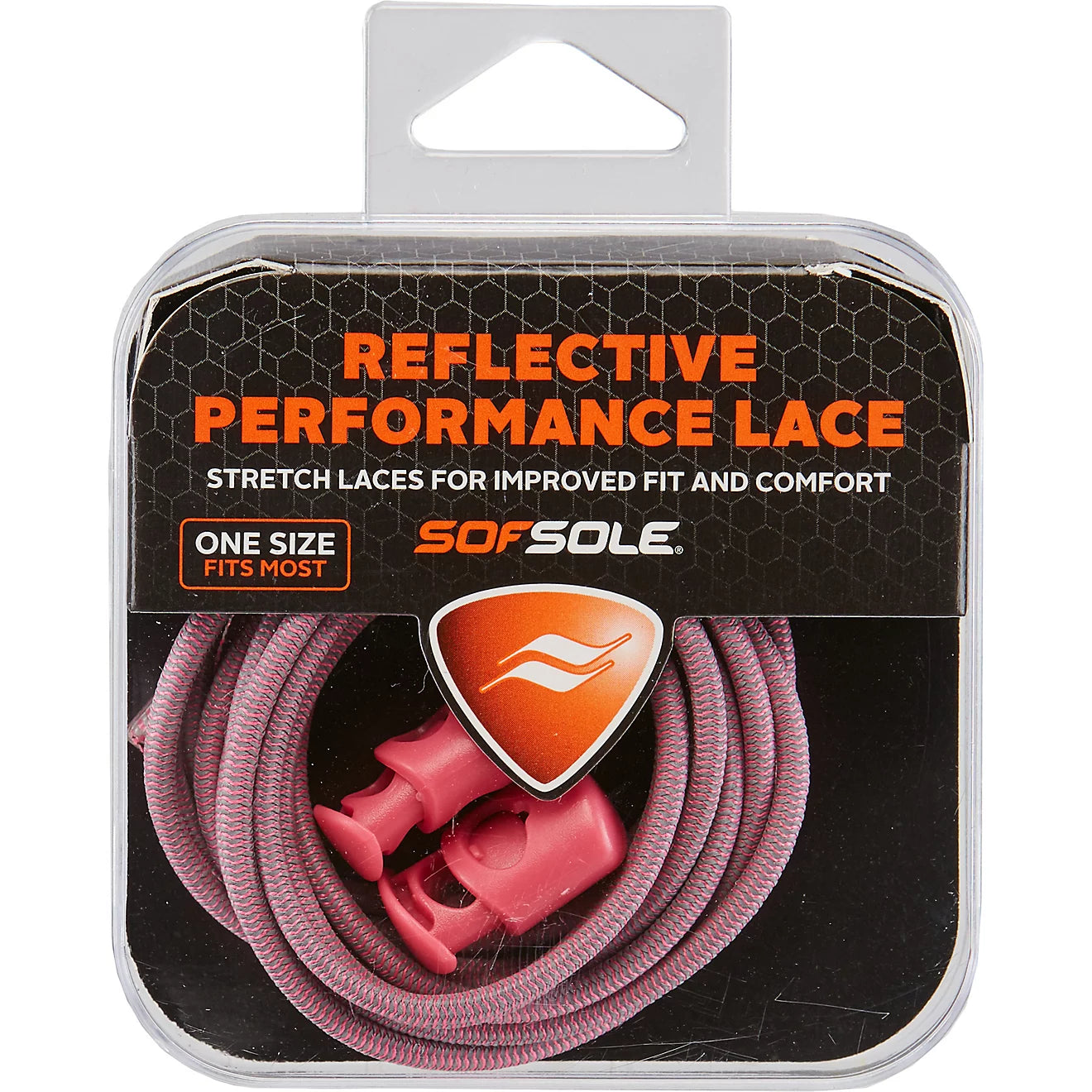 Sof Sole Performance Reflective Shoelaces - Pink