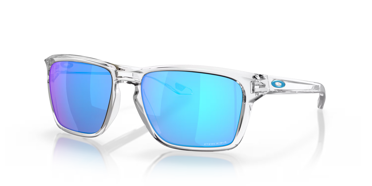 Oakley Sylas Sunglasses - Polished Clear/Prizm Sapphire