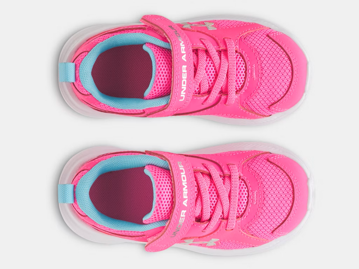 Under Armour Assert 11 AC Girls’ Running Shoe - Pink Rave/Fresco Blue