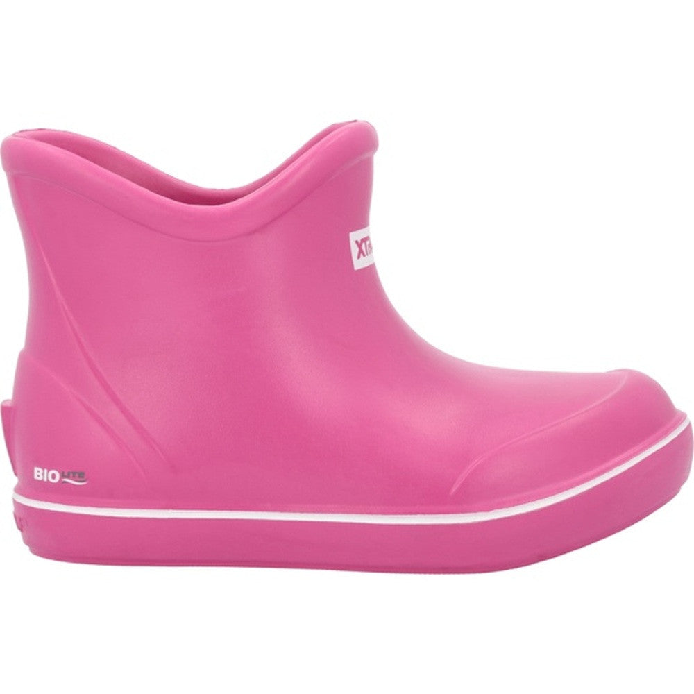 XTRATUF Little Kids TUFS 5" Ankle Deck Boot - Rose Velvet
