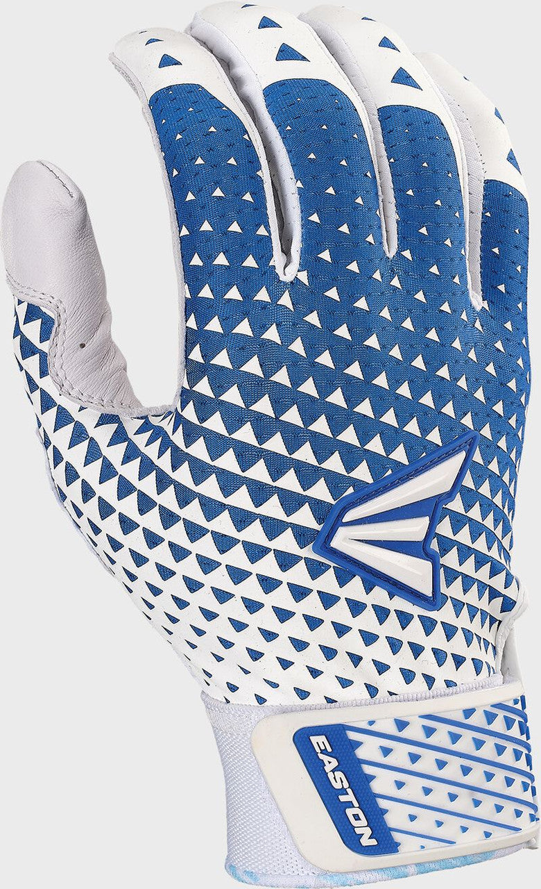 Easton Ghost NX Fastpitch Batting Glove-White/Royal