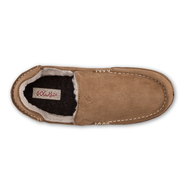 Olukai Nohea Women’s Nubuck Leather Slipper - Tan