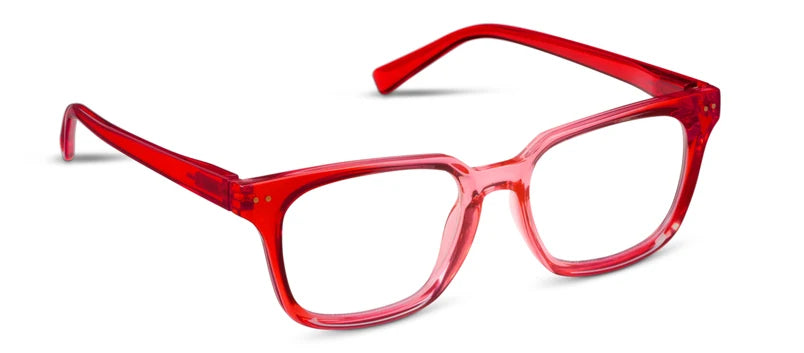 Peepers Tiki Blue Light Reading Glasses - Red