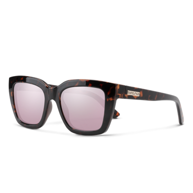 Suncloud Marion Polarized Sunglasses - Tortoise/Pink Gold Mirror