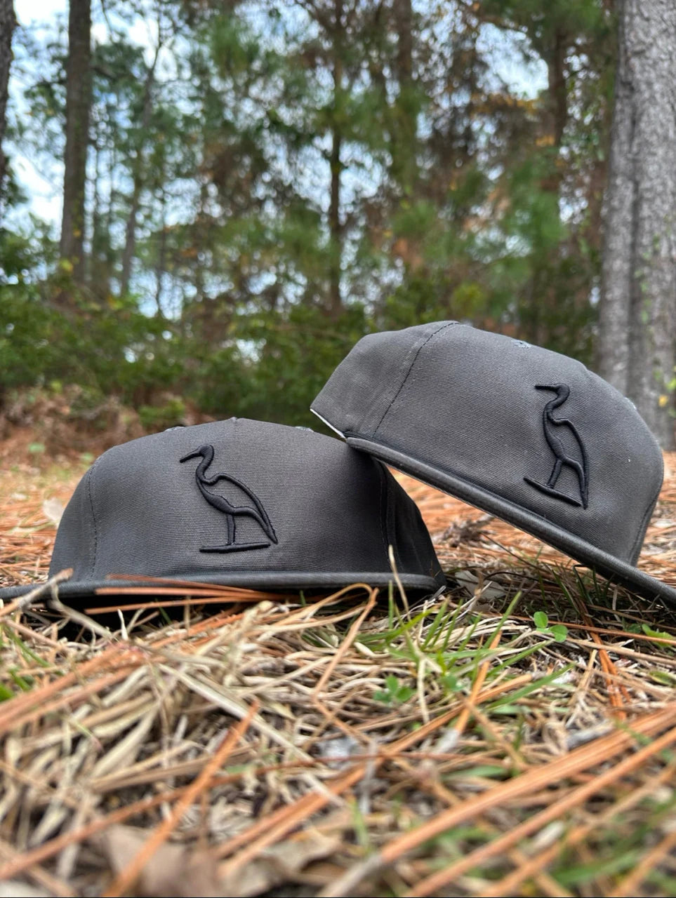 Dirty Marsh Outfitters Men's Heron Embroidered Rope Hat - Gunmetal
