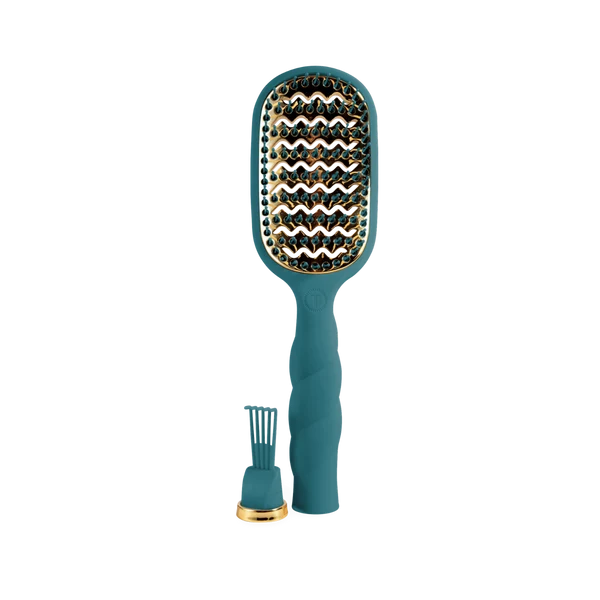 Teleties Vented Hair Brush - Teal With It