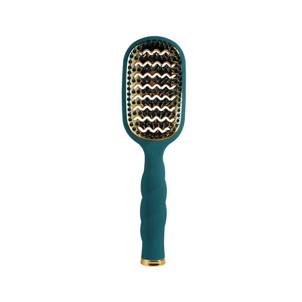 Teleties Vented Hair Brush - Teal With It
