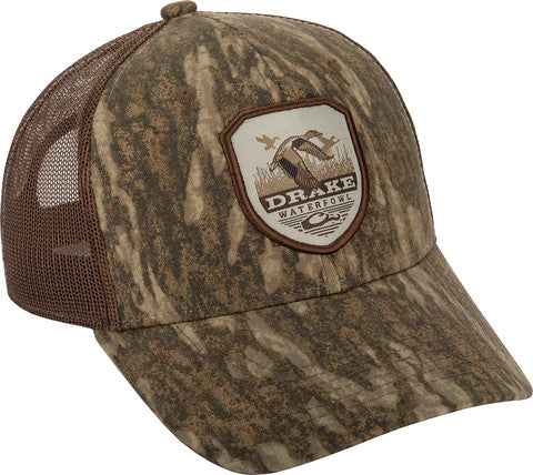 Drake Vintage Badge Mesh Back Cap - Bottomland