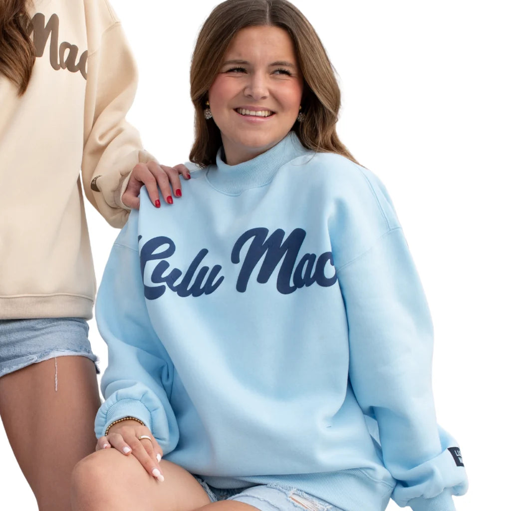 Lulu Mac Women's Mock Neck Sweatshirt