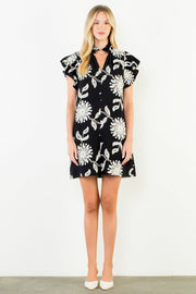 FLUTTER SLV DRESS