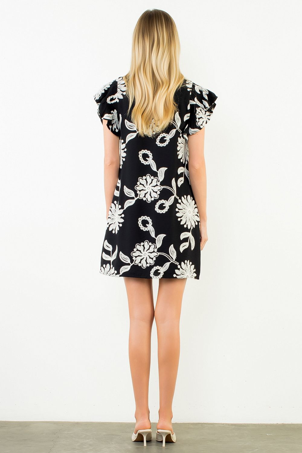 FLUTTER SLV DRESS
