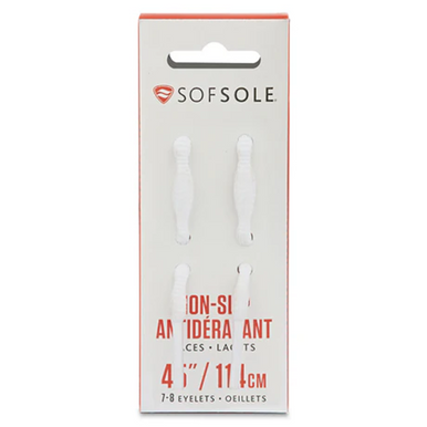 Sof Sole Non‑Slip Shoelaces 45″ - White