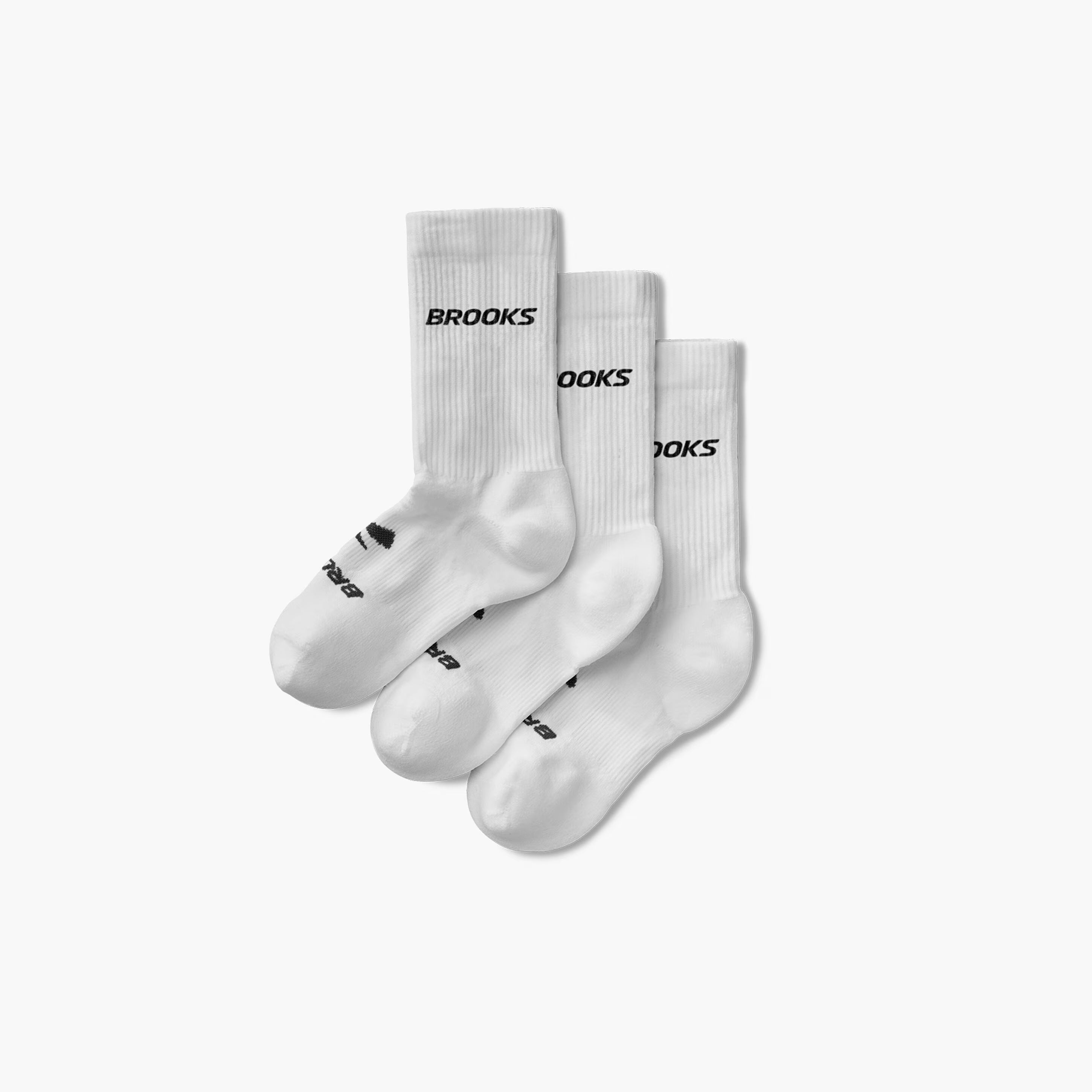 Brooks Run-In Crew 3-Pack Socks