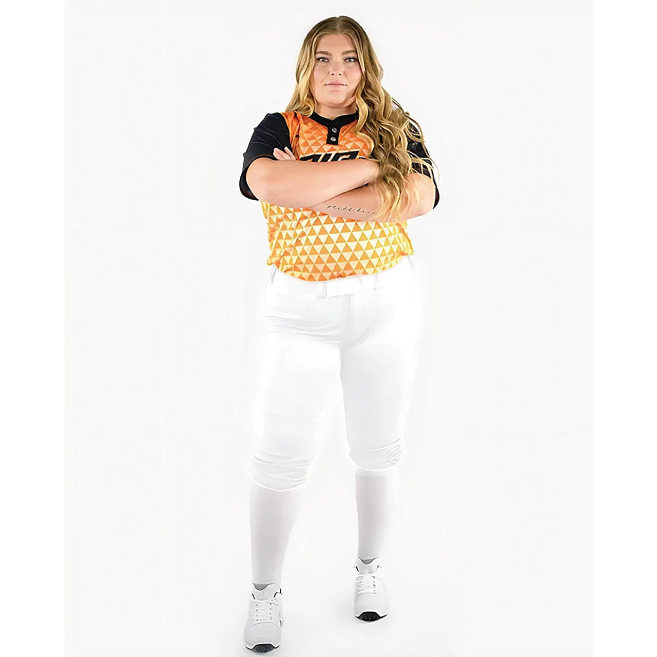 Rip-It Women's Revolution Softball Pants - Curvy - White