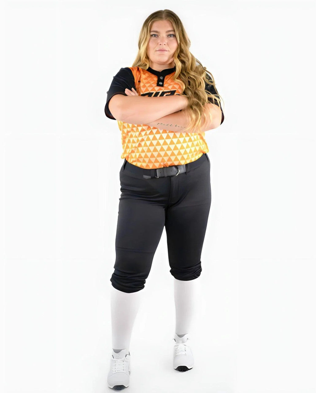 Rip-It Women's Revolution Softball Pants - Curvy - Black