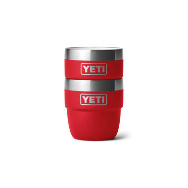 Yeti 4 oz Rambler Stackable Mug - Rescue Red 2 Pack