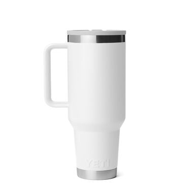 Yeti White Rambler 40 Oz Travel Straw Mug